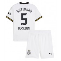 Camisa de time de futebol Borussia Dortmund Ramy Bensebaini #5 Replicas 3º Equipamento Infantil 2024-25 Manga Curta (+ Calças curtas)